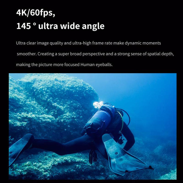 2.0 Inch Waterproof 5K Wifi Sports Camera With Anti-Shake