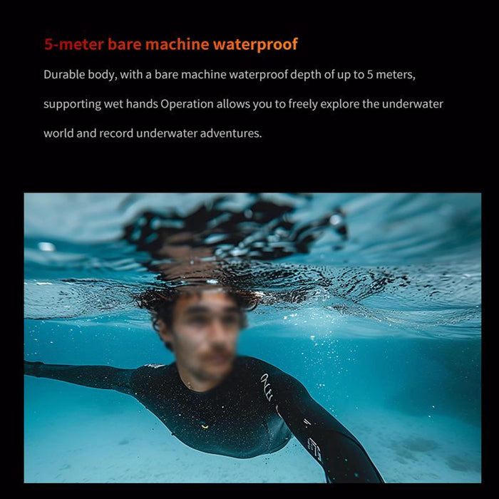 2.0 Inch Waterproof 5K Wifi Sports Camera With Anti-Shake