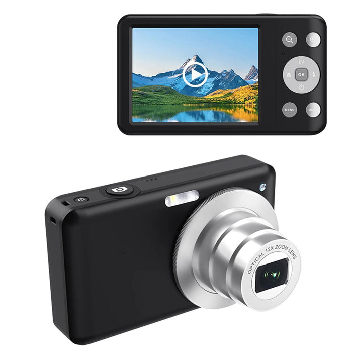 3 Inch 6X Optical Zoom 4K Camera With 3 Ips Screen & 32G Memory