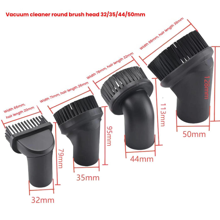 32X79Mm Round Suction Brush For Vacuum Cleaner