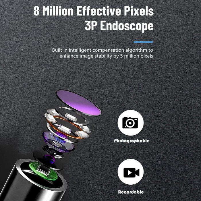 Smart Wifi Ear Picker With P3 Led & App