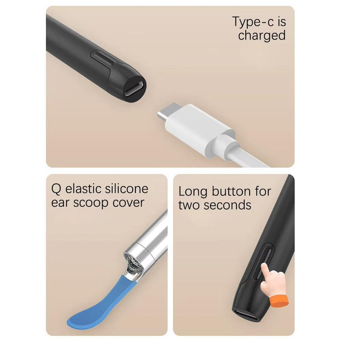 10Mp Hd Detachable Ear Spoon With Smart Wifi & App