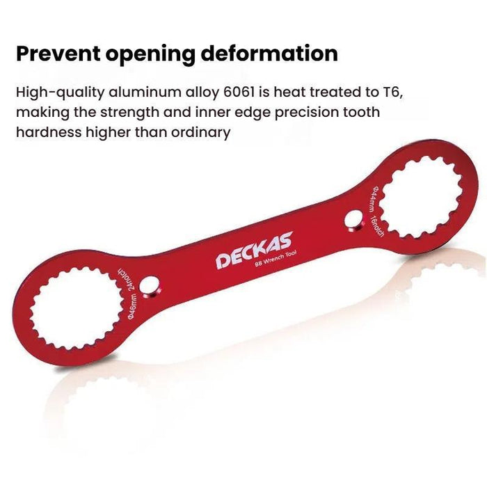 Aluminum Multi-Function Bb Wrench Red