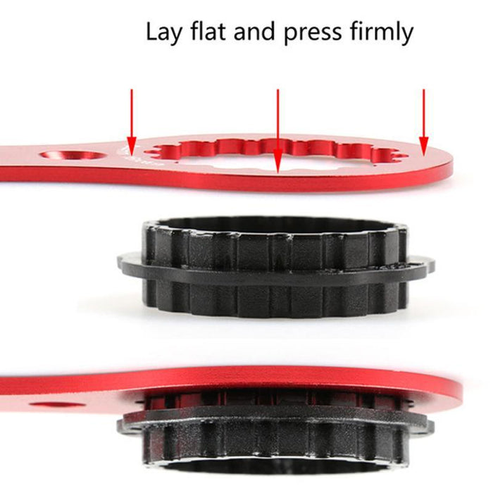 Aluminum Multi-Function Bb Wrench Red