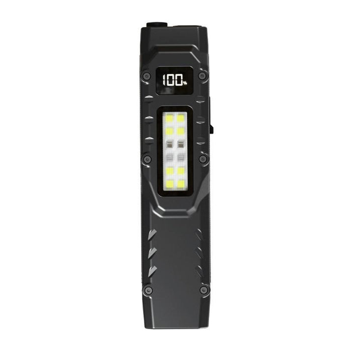 Compact Self-Defense Flashlight With Pen Clip