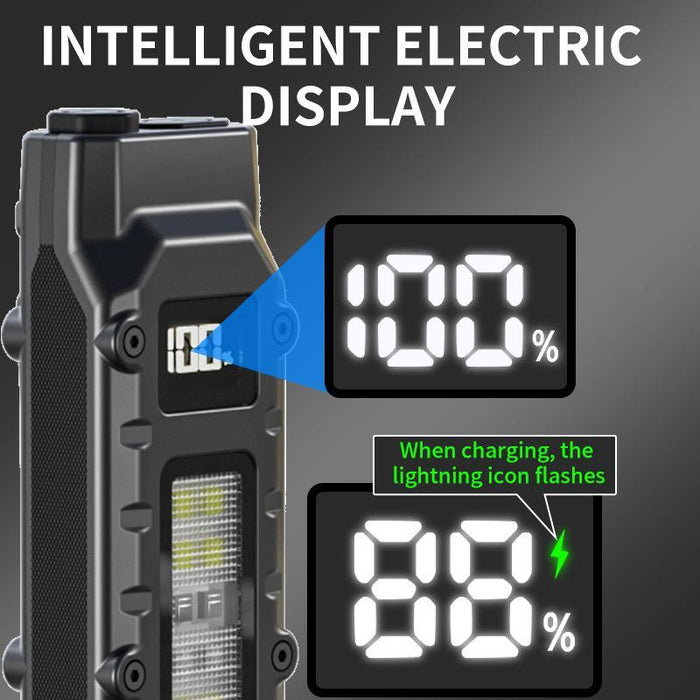 Compact Self-Defense Flashlight With Pen Clip