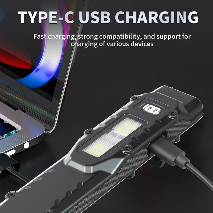 Compact Self-Defense Flashlight With Pen Clip