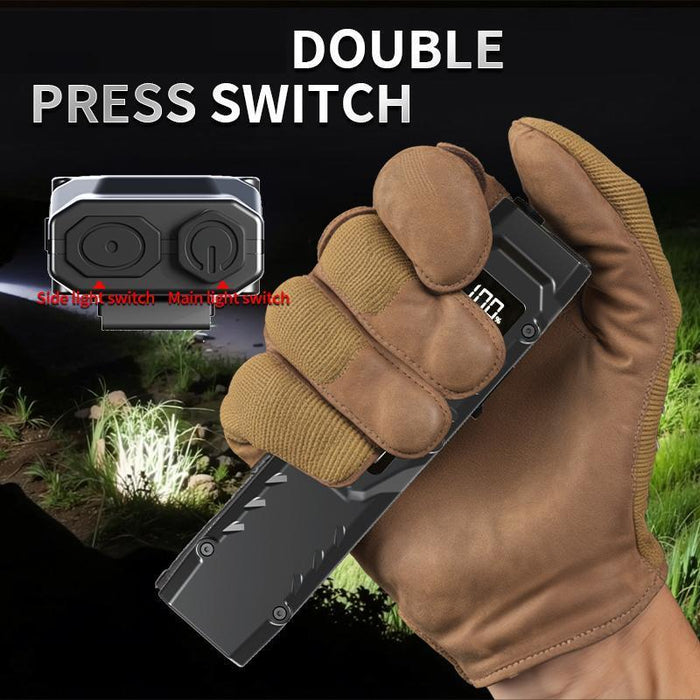 Compact Self-Defense Flashlight With Pen Clip