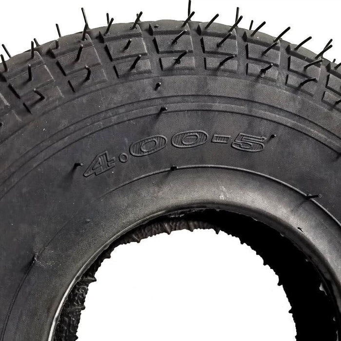 12 Elderly Scooter Pneumatic Tire Set 4.00-5 Electric Bike Inner & Outer