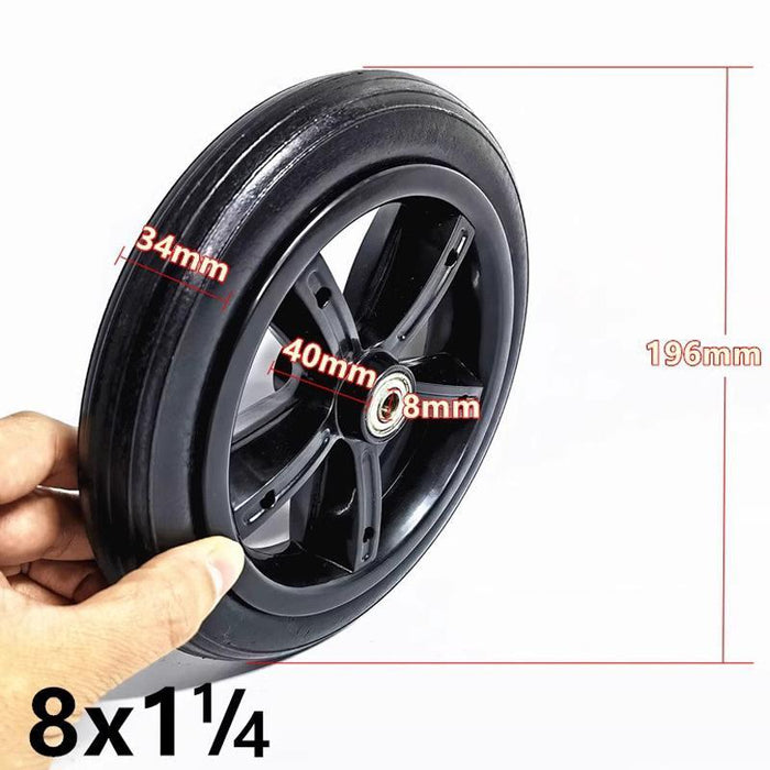 200X45 8 Electric Scooter Tires 8X1.25 Stroller Wheel Accessories 6Mm Width