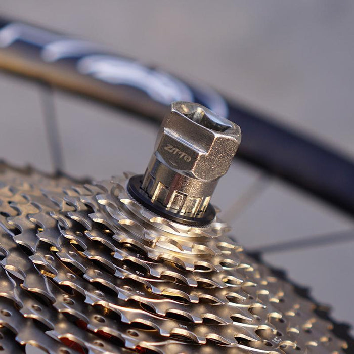 2-Piece Bike Repair Tool For Flywheel Installation And Removal