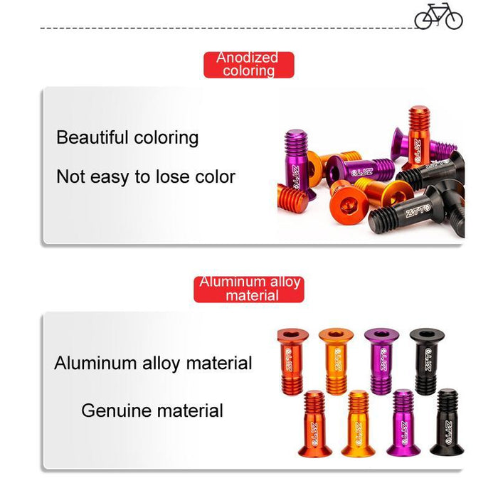 2Pcs M5 Rear Derailleur Sprocket Screws For Bikes