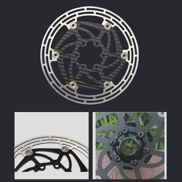 140Mm Ultra-Light Floating 6-Pin Bike Disc Brake Pads