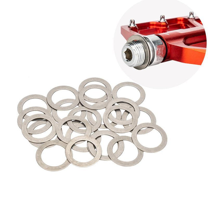 20 Stainless Steel Bike Pedal Washers For Disc Protection