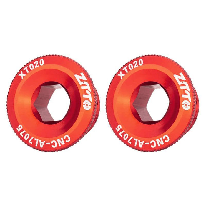 2X Ztto Bike Crank Cover Aluminum Alloy M18 Black