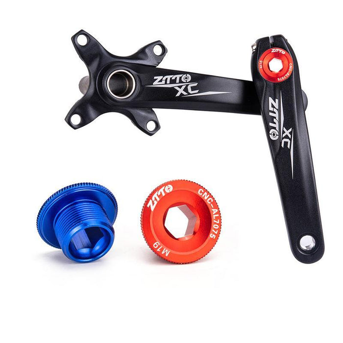 2X Ztto Bike Crank Cover Aluminum Alloy M18 Black