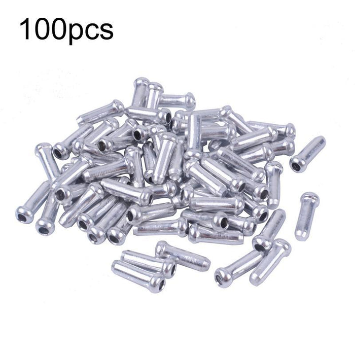 100Pcs Aluminum Bike Brake Shifter Caps