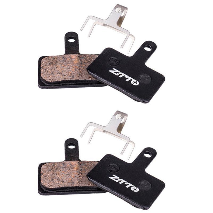 2 Pairs Mtb Disc Brake Pads Semi-Metallic Resin Model Ms-01B