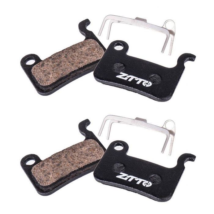 2 Pairs Mtb Disc Brake Pads Semi-Metallic Resin Model Ms-01B
