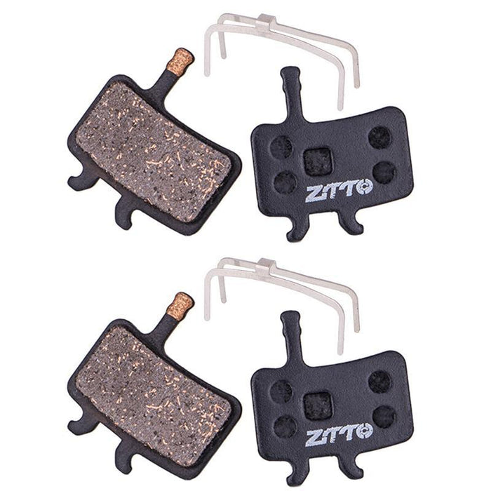 2 Pairs Mtb Disc Brake Pads Semi-Metallic Resin Model Ms-01B