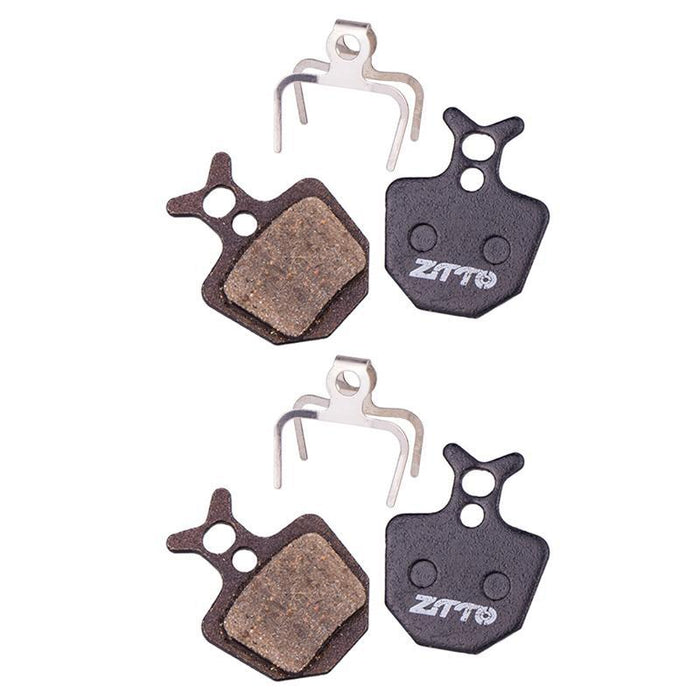 2 Pairs Mtb Disc Brake Pads Semi-Metallic Resin Model Ms-01B
