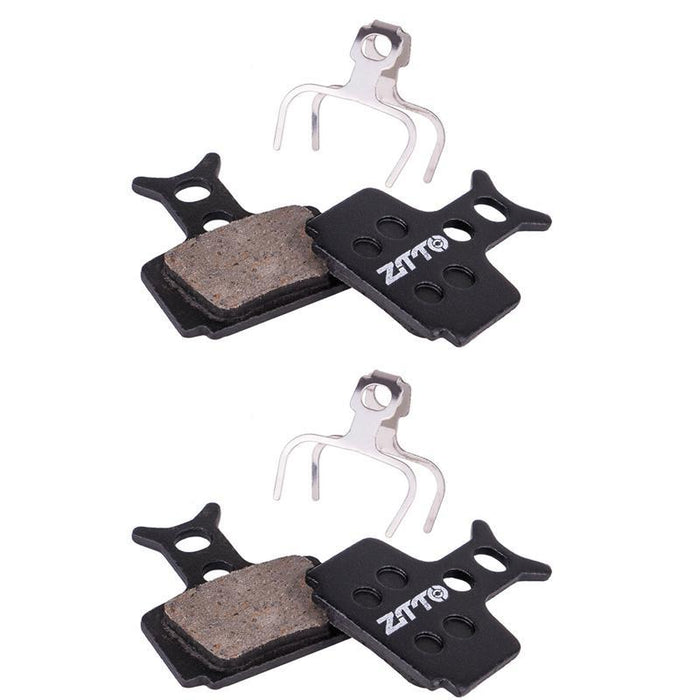 2 Pairs Mtb Disc Brake Pads Semi-Metallic Resin Model Ms-01B