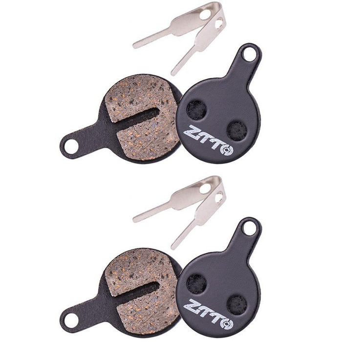 2 Pairs Mtb Disc Brake Pads Semi-Metallic Resin Model Ms-01B