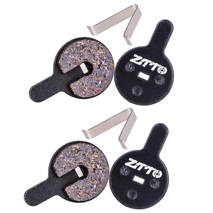 2 Pairs Mtb Disc Brake Pads Semi-Metallic Resin Model Ms-01B