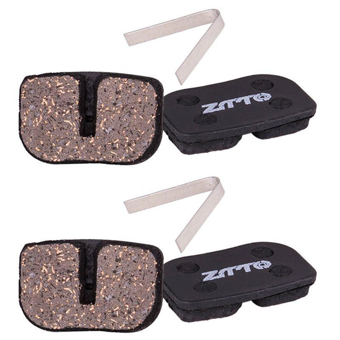 2 Pairs Mtb Disc Brake Pads Semi-Metallic Resin Model Ms-01B