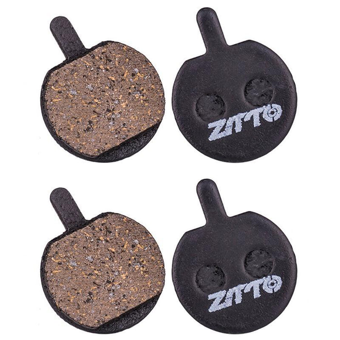 2 Pairs Mtb Disc Brake Pads Semi-Metallic Resin Model Ms-01B
