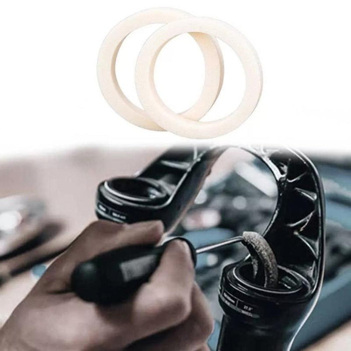2 Pairs Shock Absorbent Fork Oil Dustproof Sponge Rings For Mountain Bikes