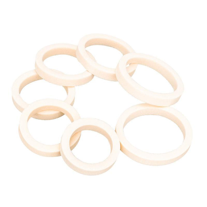 2 Pairs Shock Absorbent Fork Oil Dustproof Sponge Rings For Mountain Bikes