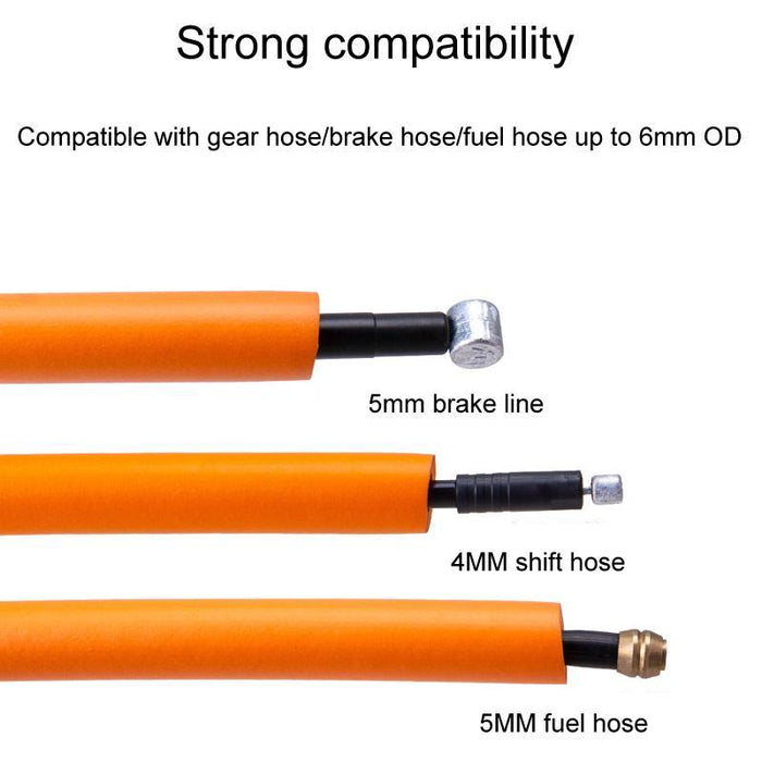 2X Ztto 1.5M Bike Brake Shifter Cable Noise-Reducing Foam