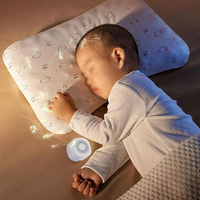 Portable Baby White Noise Sleep Device 7-Colour Breathing Light White
