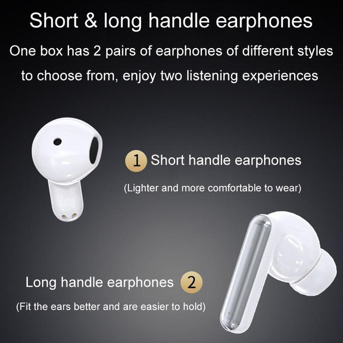 In-Ear Long-Life Couple Two-In-One Bluetooth Wireless Earphones Two Pairs Of Earphones