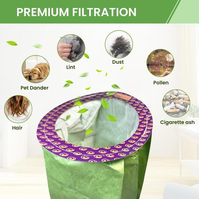 3-Pack Vacuum Cleaner Dust Bags For Proteam 100331 Efficient Paper Collection Bags