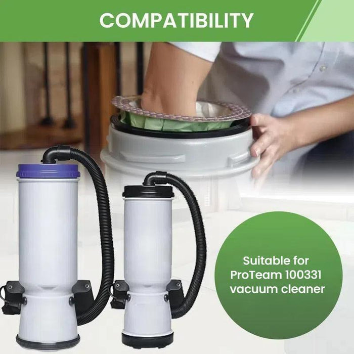 3-Pack Vacuum Cleaner Dust Bags For Proteam 100331 Efficient Paper Collection Bags