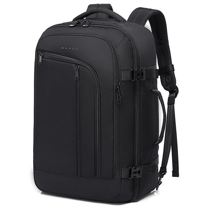 Large Capacity Men Backpack With Shoulder Strap Black