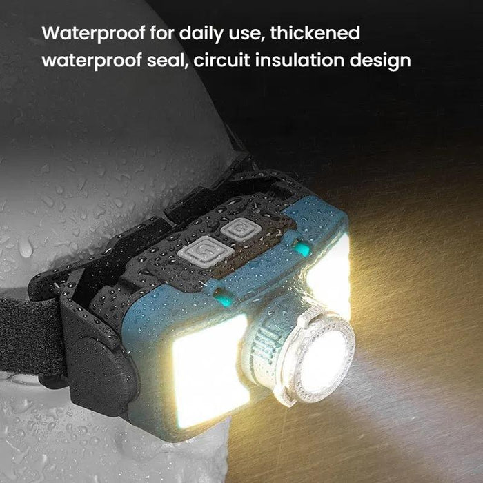 Mini Led Wave Sensor Headlamp For Outdoor Adventures