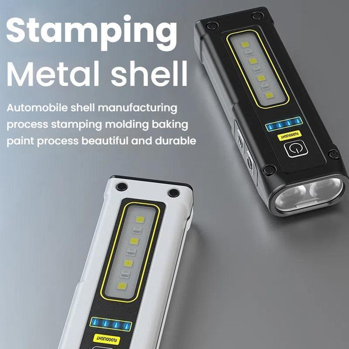 Portable Cob Work Light With Power Display And Magnet