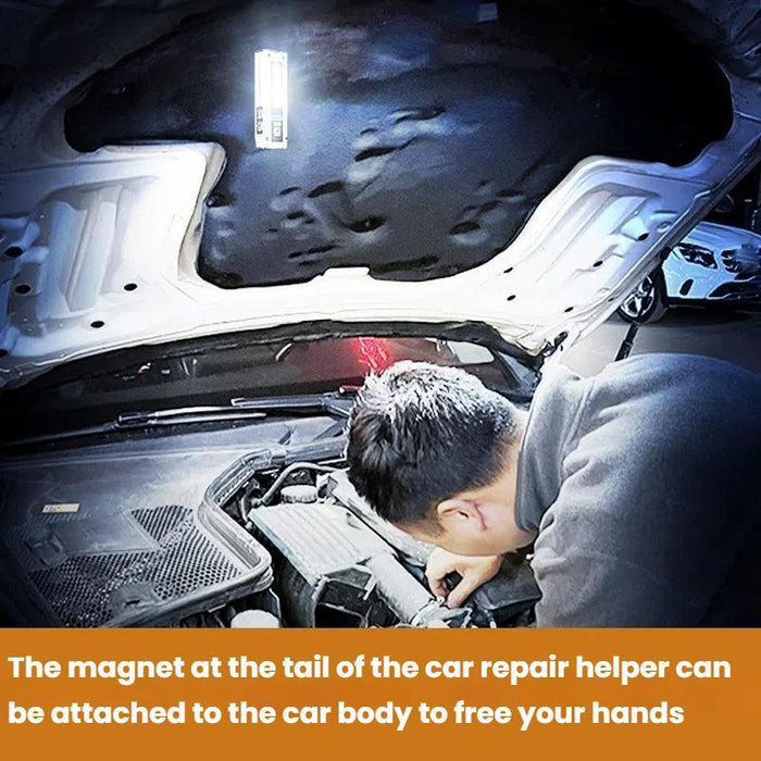 Portable Cob Work Light With Power Display And Magnet