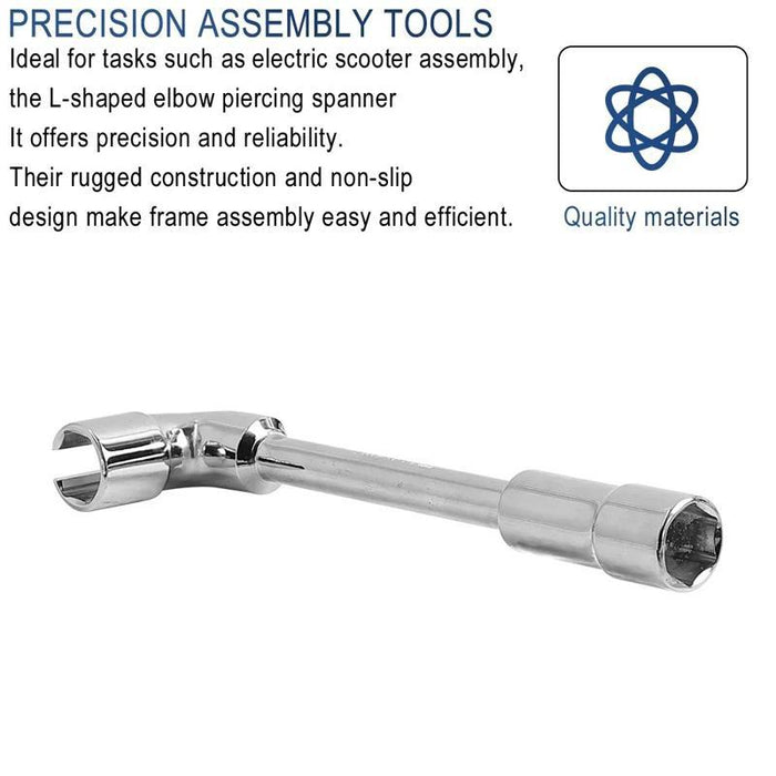 19Mm L-Shaped Socket Wrench For Electric Scooter Motor Nut
