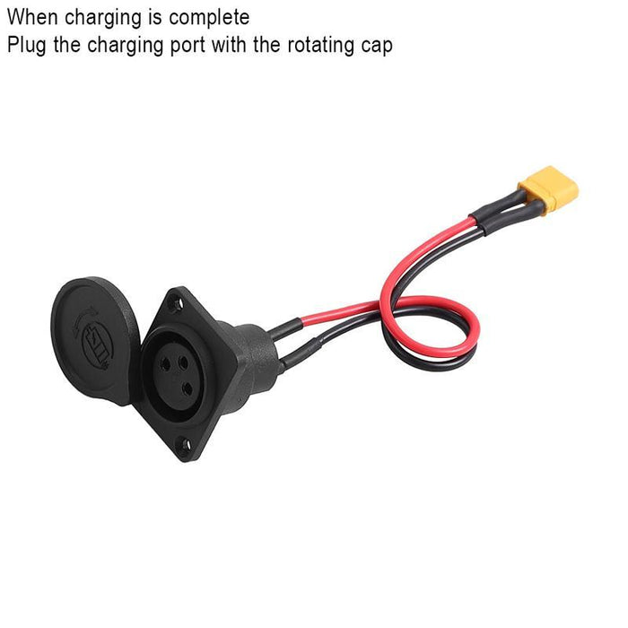 3-Pin Xlr Charging Socket For Inokim Oxo Ox Scooter
