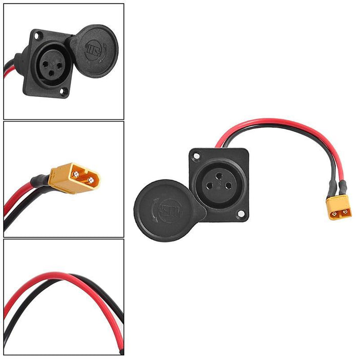 3-Pin Xlr Charging Socket For Inokim Oxo Ox Scooter