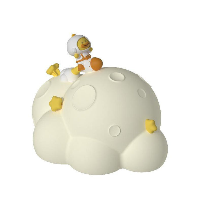 Cartoon Astronaut Moon Lamp Warm Light
