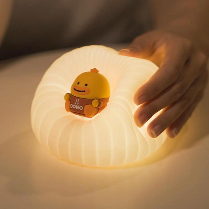 Cartoon Silicone Night Light For Baby Feeding And Bedside Lamp