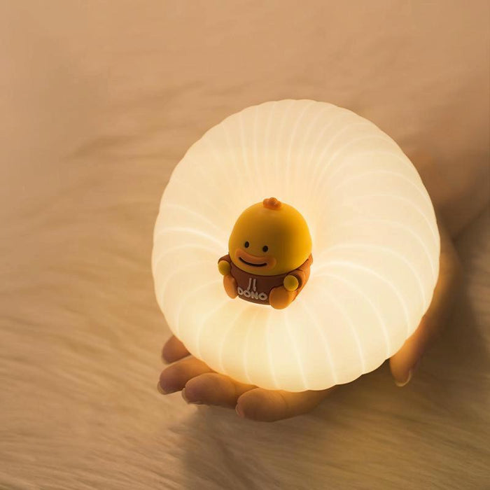 Cartoon Silicone Night Light For Baby Feeding And Bedside Lamp