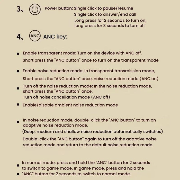 Wireless Anc Gaming Headset With Active Noise Reduction