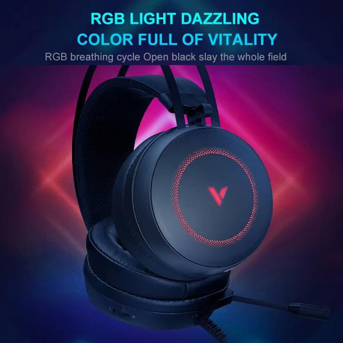 Rgb Gaming Headset With Virtual 7.1 Surround Sound And Noise Reduction