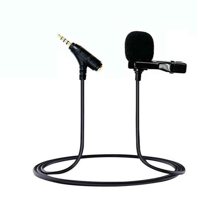 3.5Mm Lavalier Microphone With Earphone Jack & Clip